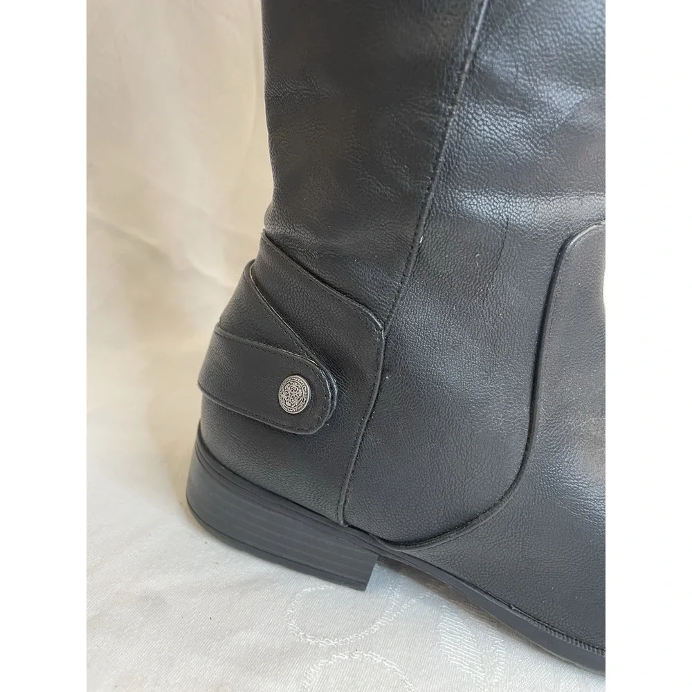 Life Stride X-Amy Tall Knee High Riding Boots Women's Size 8.5W Black